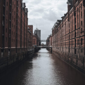 A4 Bild mit Metallrahmen